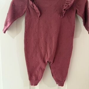 Carters Baby Girl Kids One Piece Romper in Burgundy 0-3 months New Bundle
